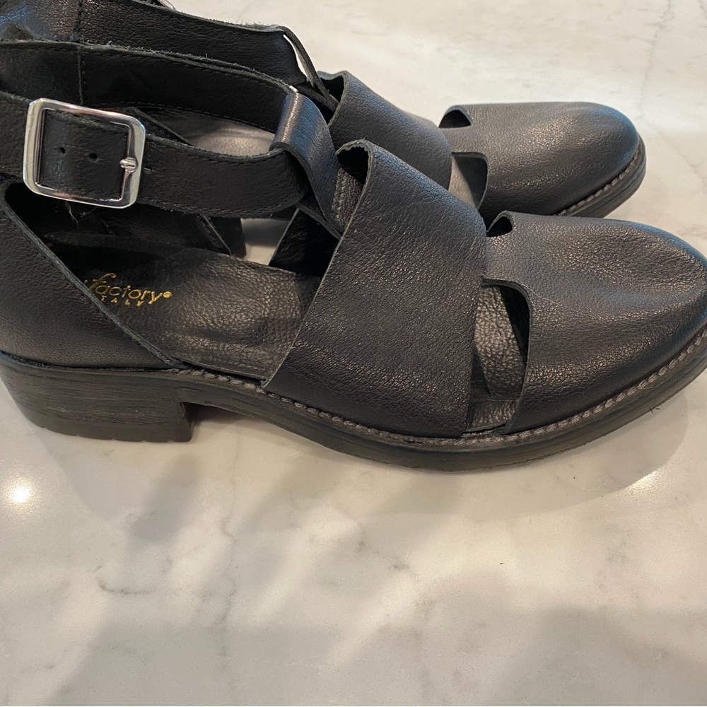 Cl Factory Italian leather Sandals Sz 37
